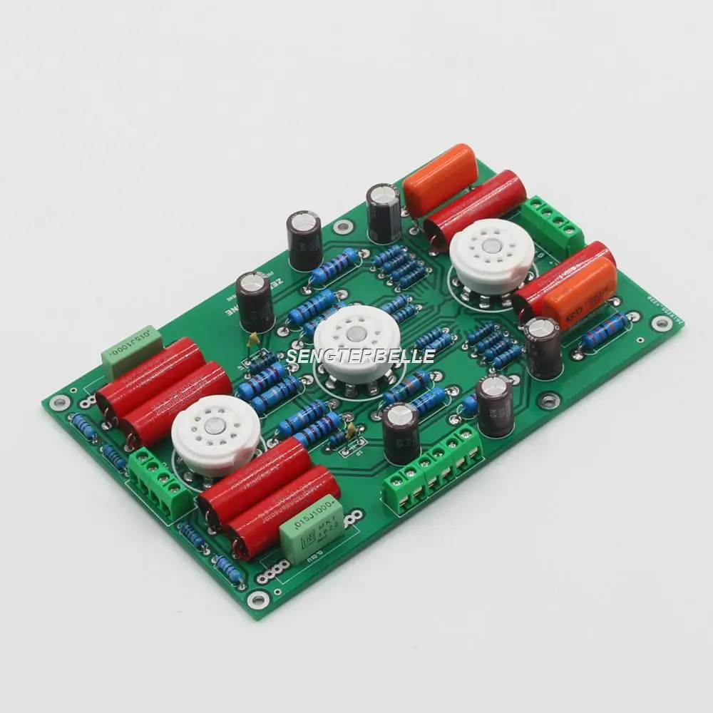 Плата лампового предусилителя Hifi 12AX7/комплект/основание печатной платы на схеме