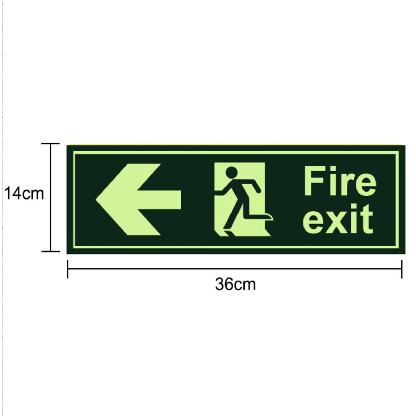 

8pcs/set Warning Sign Exit Sign Luminous Warning Sign Secure Guidance Exit Sign Supplies Tool Guide Board For Corridor Stairs