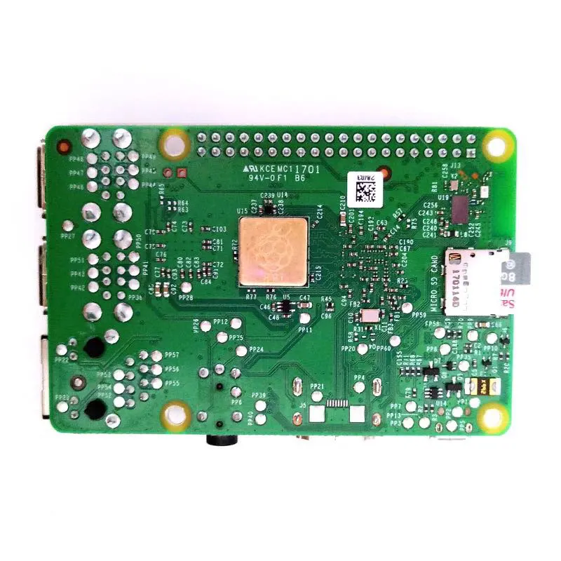 Raspberry PI 4 тепловых пластины медных и охлаждающий алюминиевый излучатель