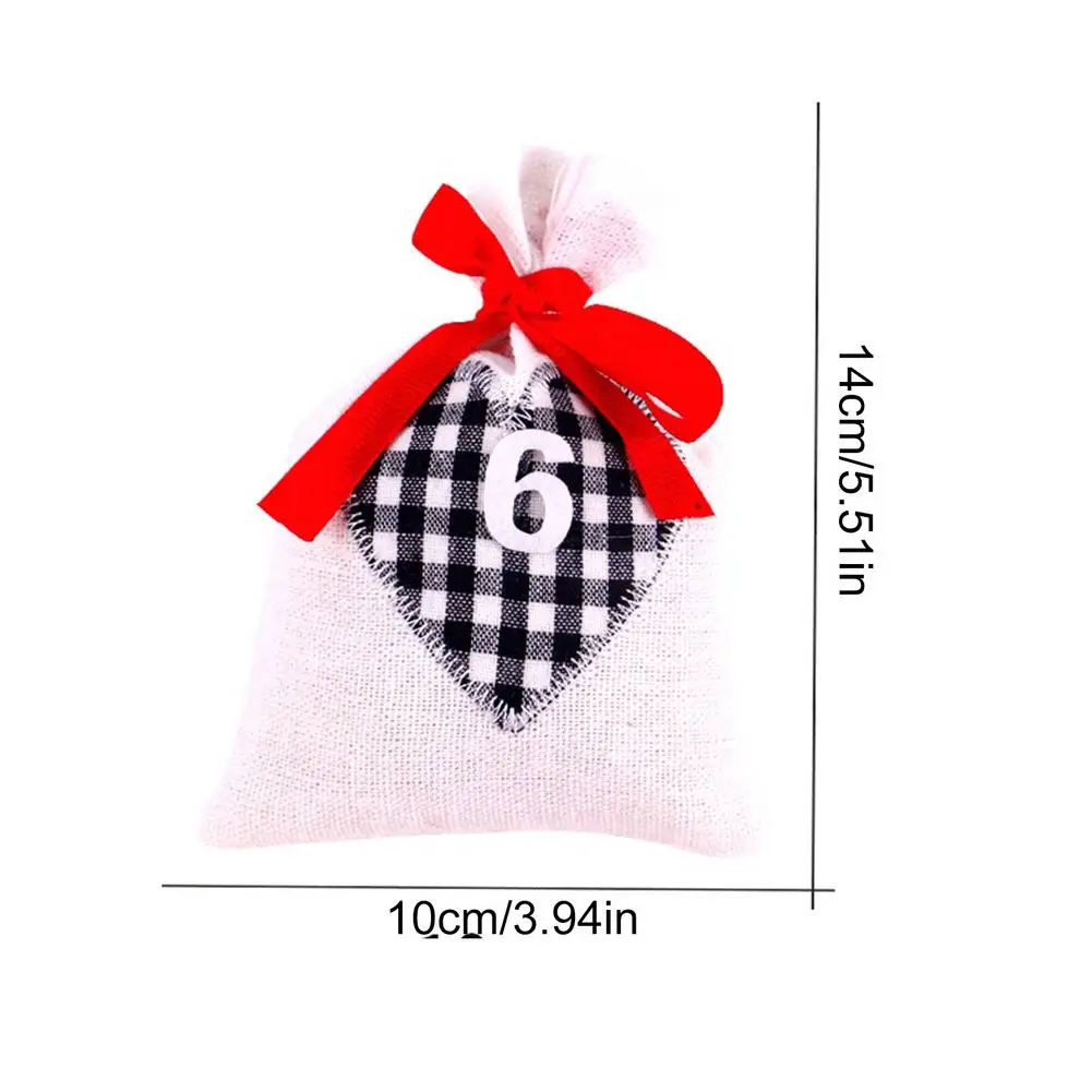 Рождественские Сумки с календарем календарь для самостоятельной сборки сумка