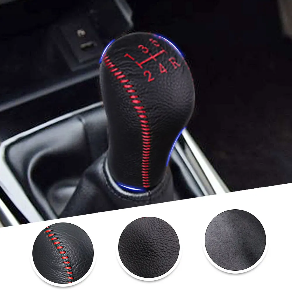 Кожаный чехол для рычага переключения передач Muchkey Nissan Sentra 2012-2018 Tiida 2011-2016 Sunny 2011-2015