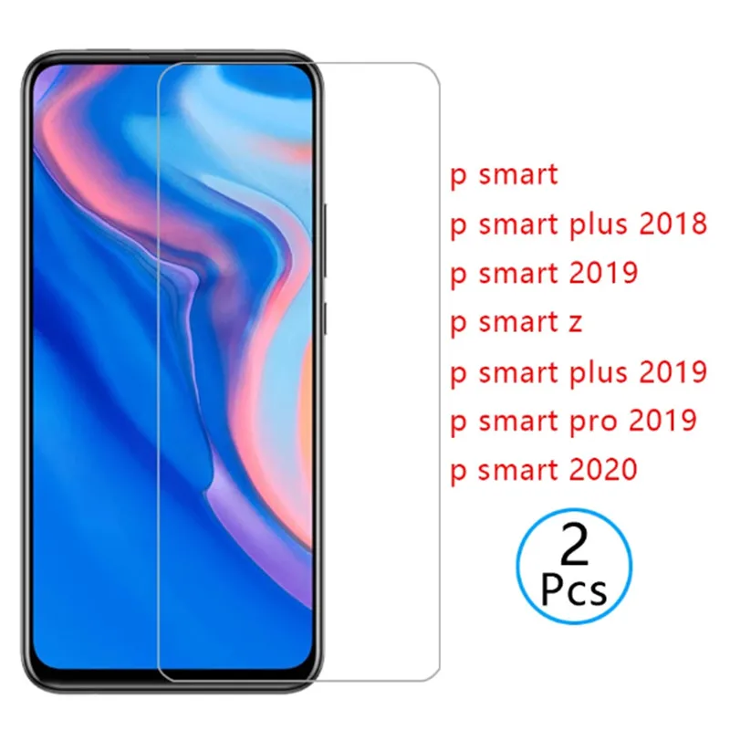

2Pcs For Huawei P Smart Z psmart 2019 2020 2021 Screen Protector Protective Glass on Huawei p smart Pro 2019 Plus Tempered Glass