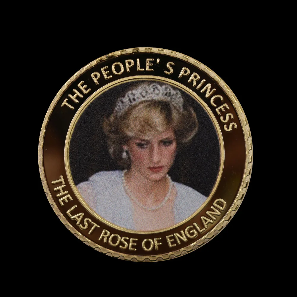 5 шт./компл. принцесса Диана памятная монета последняя Роза Англия коллекционные