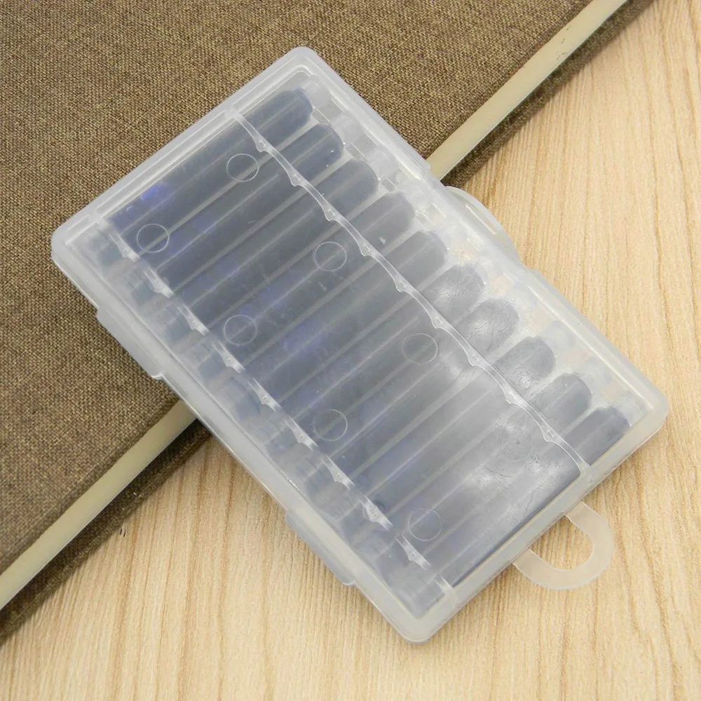 Box pack 10pc BLUE Fountain Pen Ink refill Converter Pump 3.4mm Cartridges | Канцтовары для офиса и дома