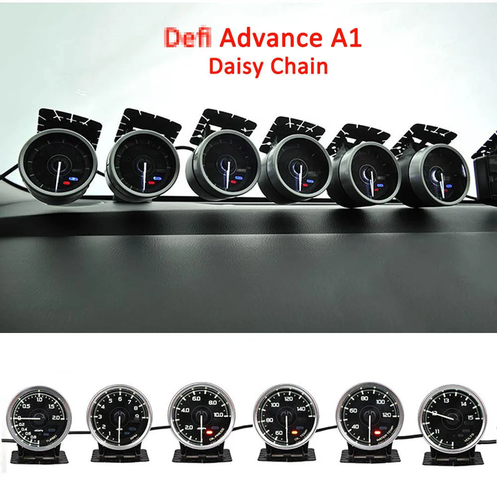 Defi Advance A1 звеньевая система ромашка цепь 6 Калибр вольт температура воды