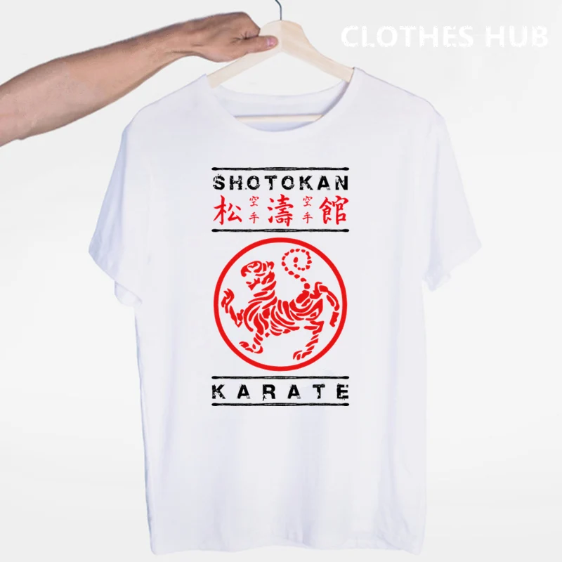 Японская футболка Kanji Shotokan Karate Taijutsu с круглым вырезом и короткими рукавами, летняя повседневная модная футболка унисекс для мужчин и женщин - Цвет: Небесно-голубой