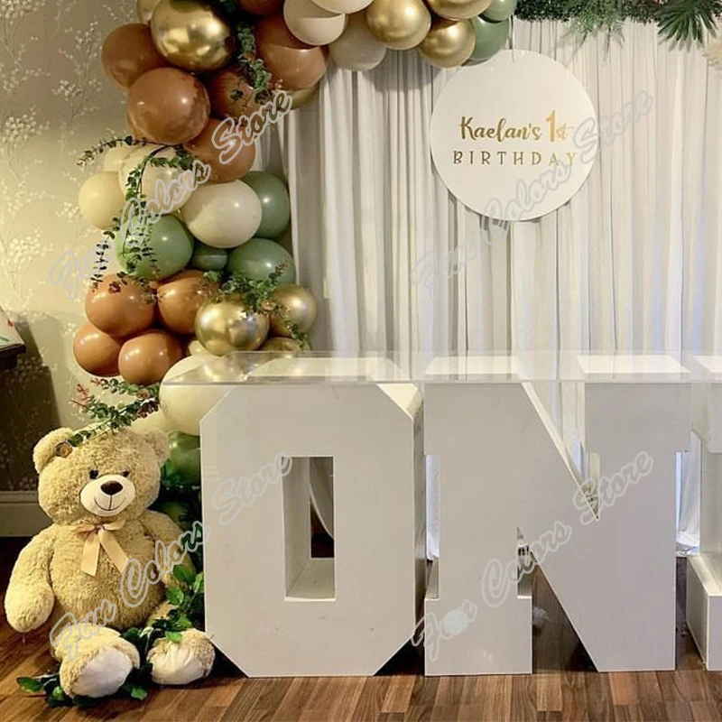 

Avocado Green Wedding Birthday Party Dinner Supplies Baby Shower DIY Coffee White Holiday Celebration Table Gold Balloon Garland