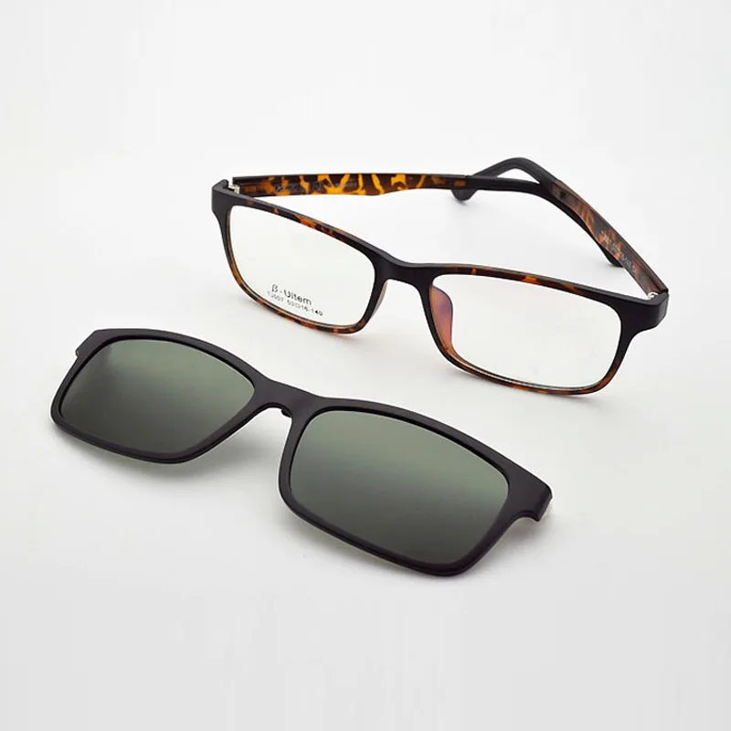 Супер светильник очки в полной оправе для мужчин магнитные 3d на клипсе