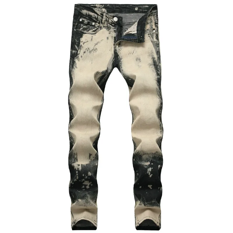 

Vintage Jeans Men Brand New Designer Mens Fashion Jeans Casual Slim Fit Skinny Denim Pants Trousers Hip Hop Pencil Pants 28-42