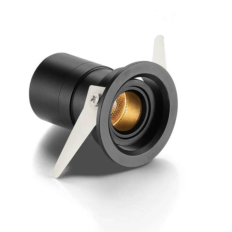 

3W White & Black Embedded Spotlight Ceiling light for showcase wine cabinet bar counter