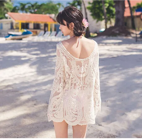 Предложение южнокорейский женский купальник бикини накидка Пляжная скрывающая