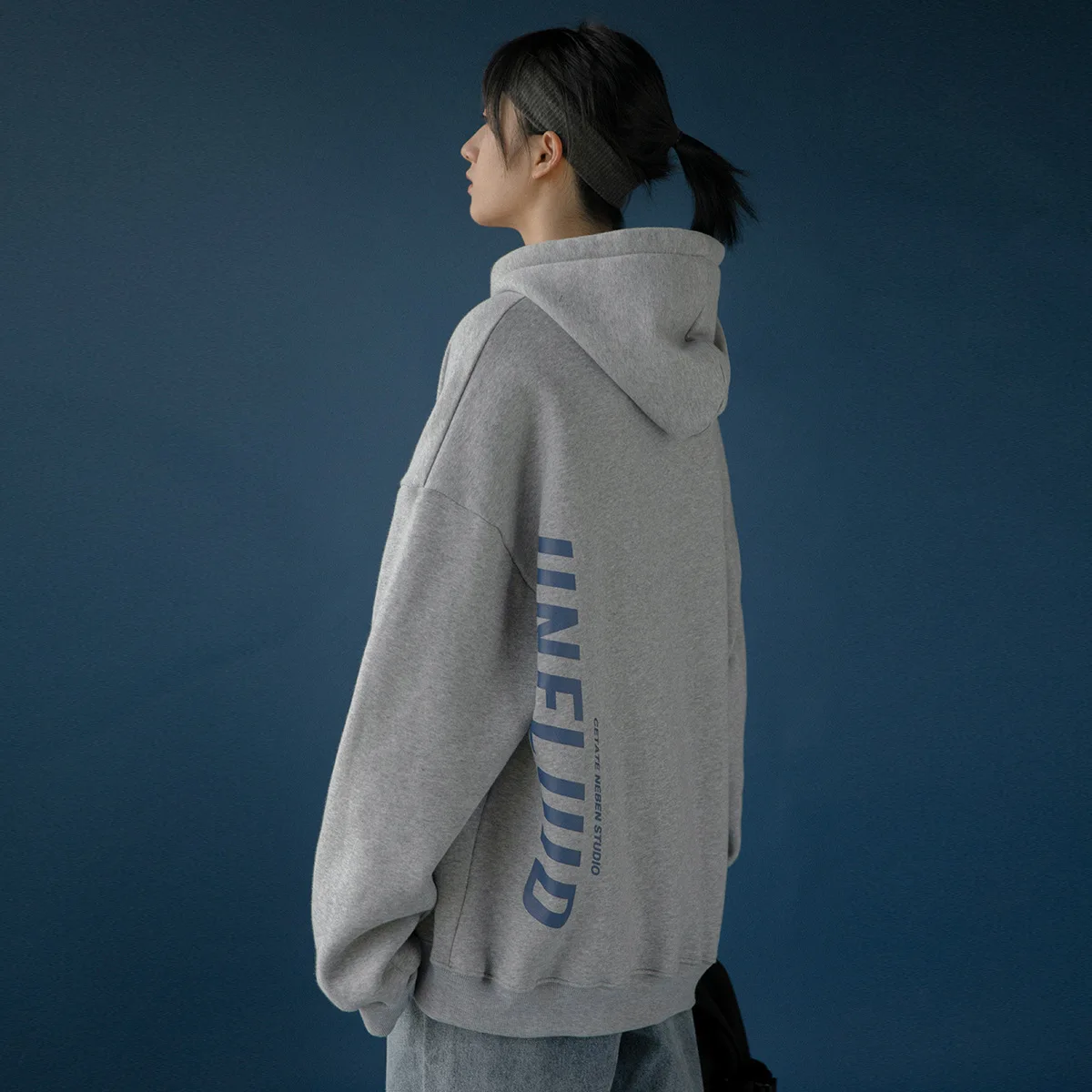 

Spring Women White Letter Printed Oversized Hoodies Japan Harajuku Streetwear Fashion Pullovers Female Autumn Long Sleeve Hoodie