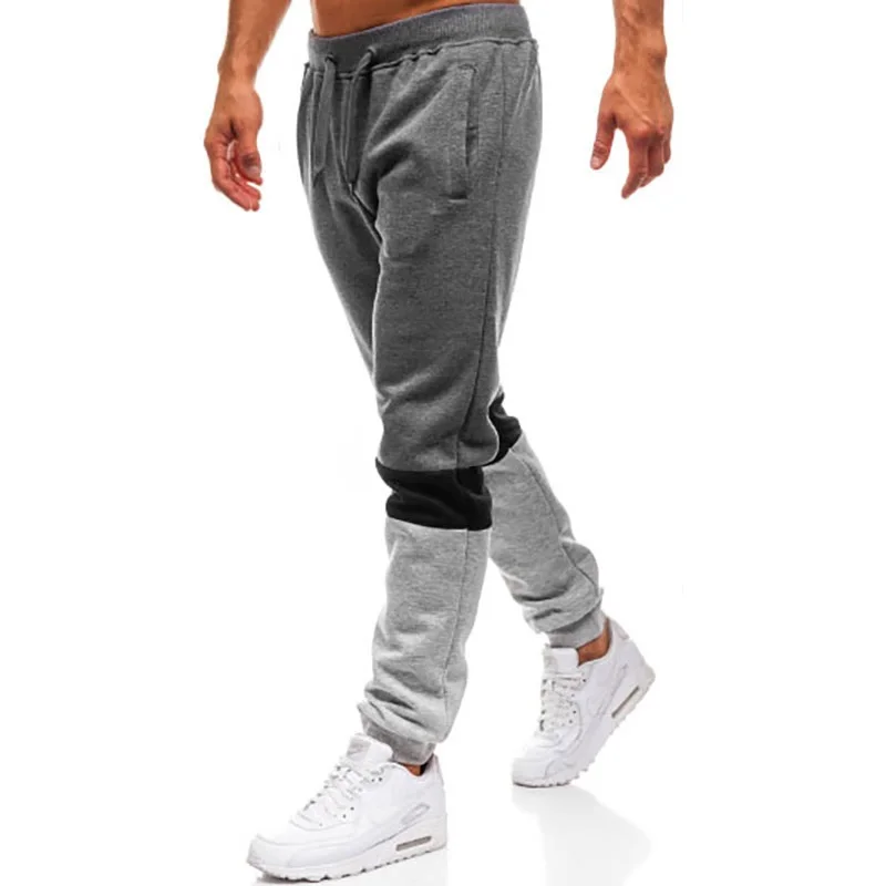 2018 импортные товары Горячие мужские спортивные брюки сшивание модный дизайн