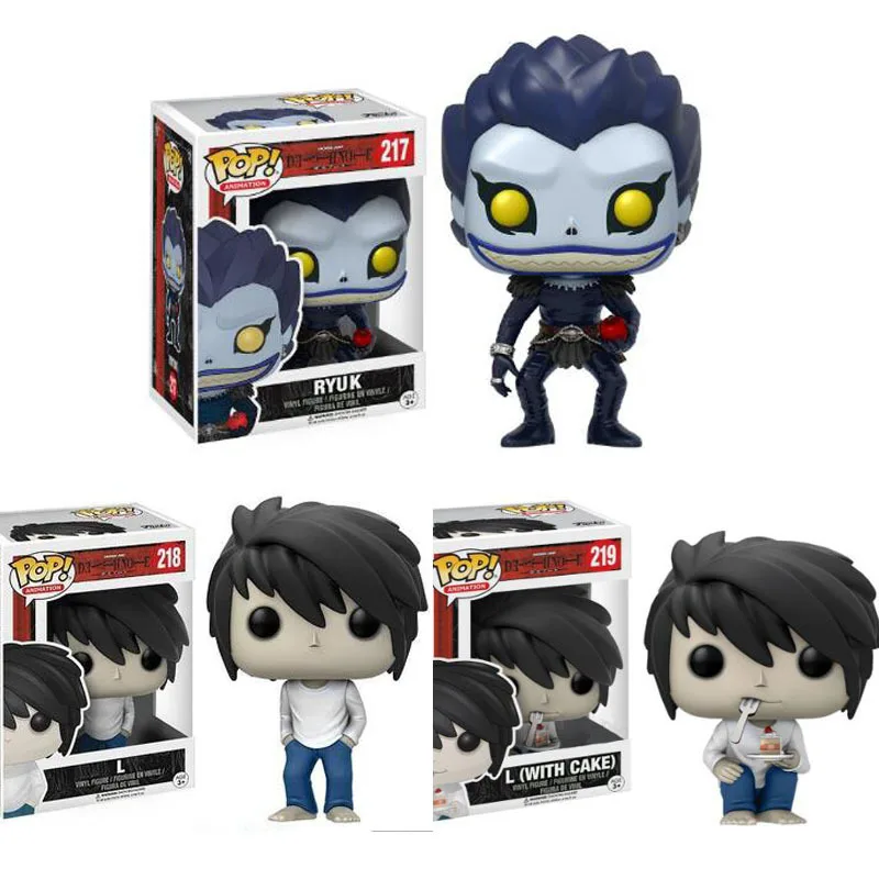 FUNKO POP New Death Note L и (с тортом) Рюк фигурки модель игрушки для детей подарки на