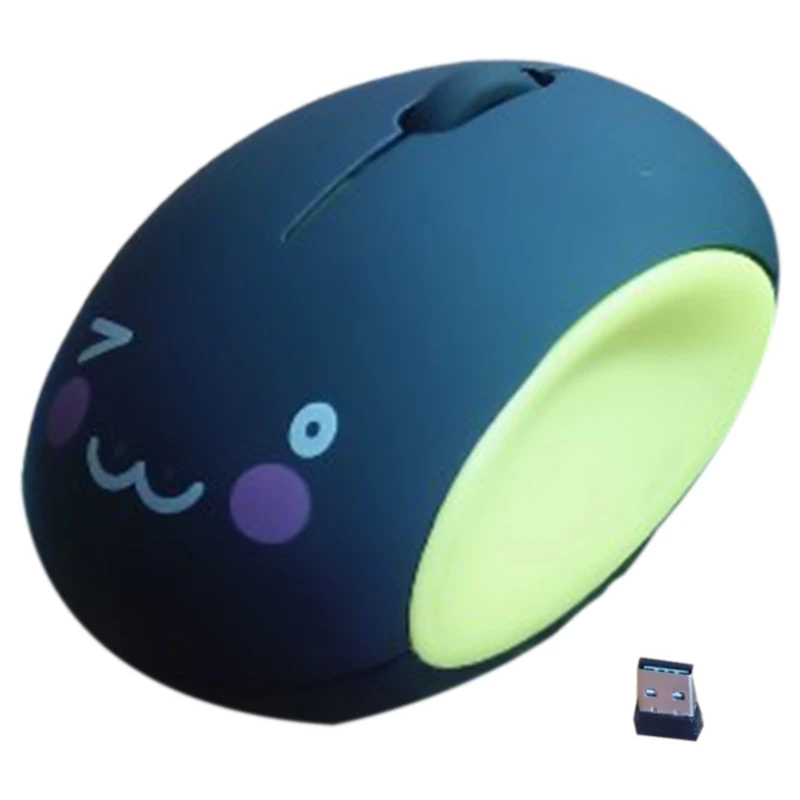 

New Mini Cute Wireless Mute Gaming Mouse Mini Rechargeable 3 Buttons 1200 DPI Mice Fit For Computer Desktop Laptop Accessories