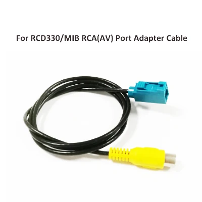 Смарт-камера заднего вида с логотипом для VW Golf/SPOTSOAN/Passat CC B6/Magotan CVBS RGB RCD510 RNS510 RNS315 RCD330 - Название цвета: rcd330 mib cable
