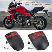 motorcycle accessories black rear fender hugger extension for yamaha tracer9 tracer 9 tracer 9 gt 2021 front mudguard extender