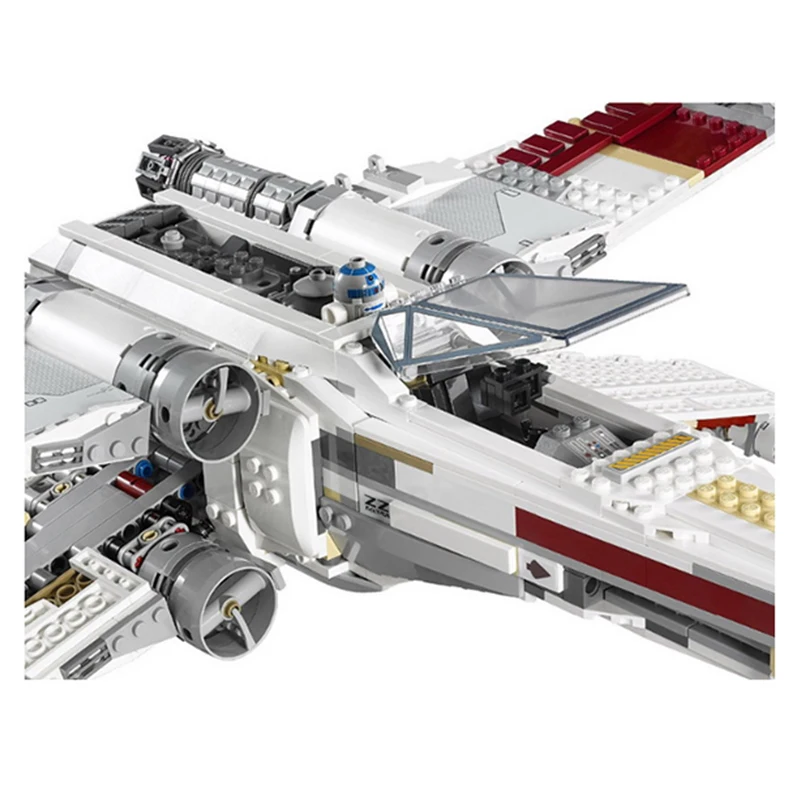 Lepinblocks 05039 звезда План серии UCS Rebel Red Five X крыло модель космического истребителя