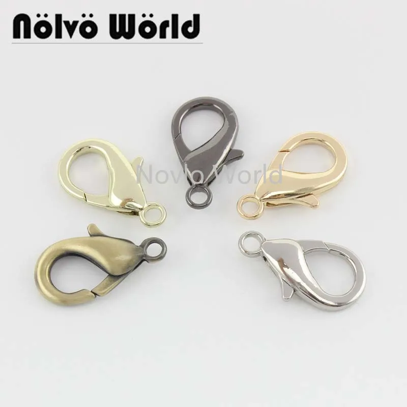 Nolvo World 5 20 100 шт. видов цветов 29*15 мм Металлические Сумки на ремешке с пряжками