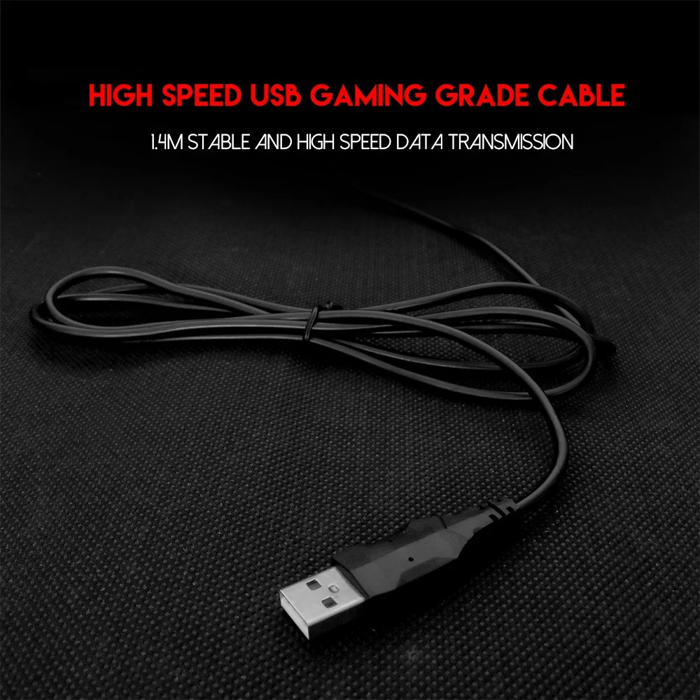 Fantech K511 Профессиональная Usb игровая клавиатура с подсветкой 104-Key Проводная игровая клавиатура