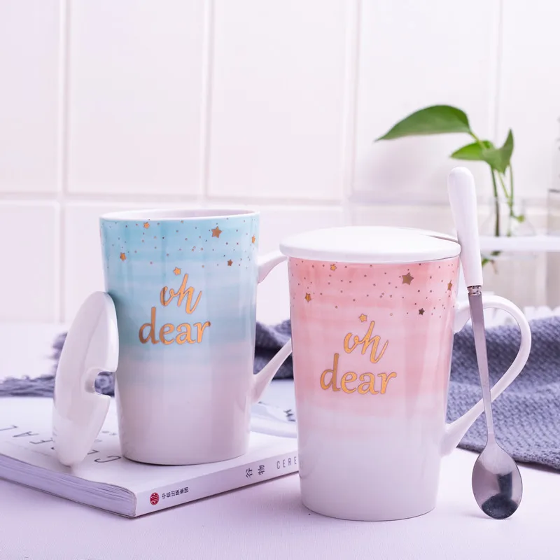 

Cartoon Milk Ceramic Coffee Mug Cup Outdoor White Cutetravel Mug Coffee Cups Ceramic Tazas De Cafe Creativas Cute Cup BA60MK