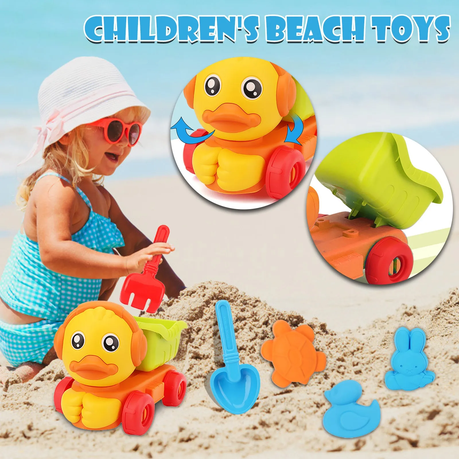 

5 Piece Beach Toy Sand Set Sand Play Sandpit Toy Summer Outdoor Toy beach toys for sand juguetes playa jeu exterieur enfant