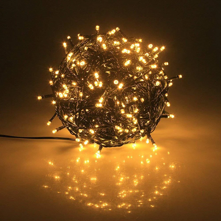 50M Waterproof 400LED String Lights 24V 8 Modes LED Fairy Lights Ideal for Christmas Trees Xmas Home Party Wedding Garden Decor