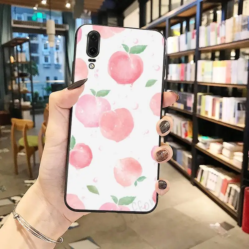 

Summer Cute Cartoon Fruit Holder Phone Case For Huawei honor Mate P 10 20 30 40 Pro 10i 9 10 20 8 x Lite