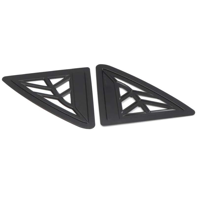 

For Toyota Vios Yaris 2008-2013 ABS Car Accessories Tail Rear Window Louvers Shutters Cover Trim 2pcs Auto Car Accessories