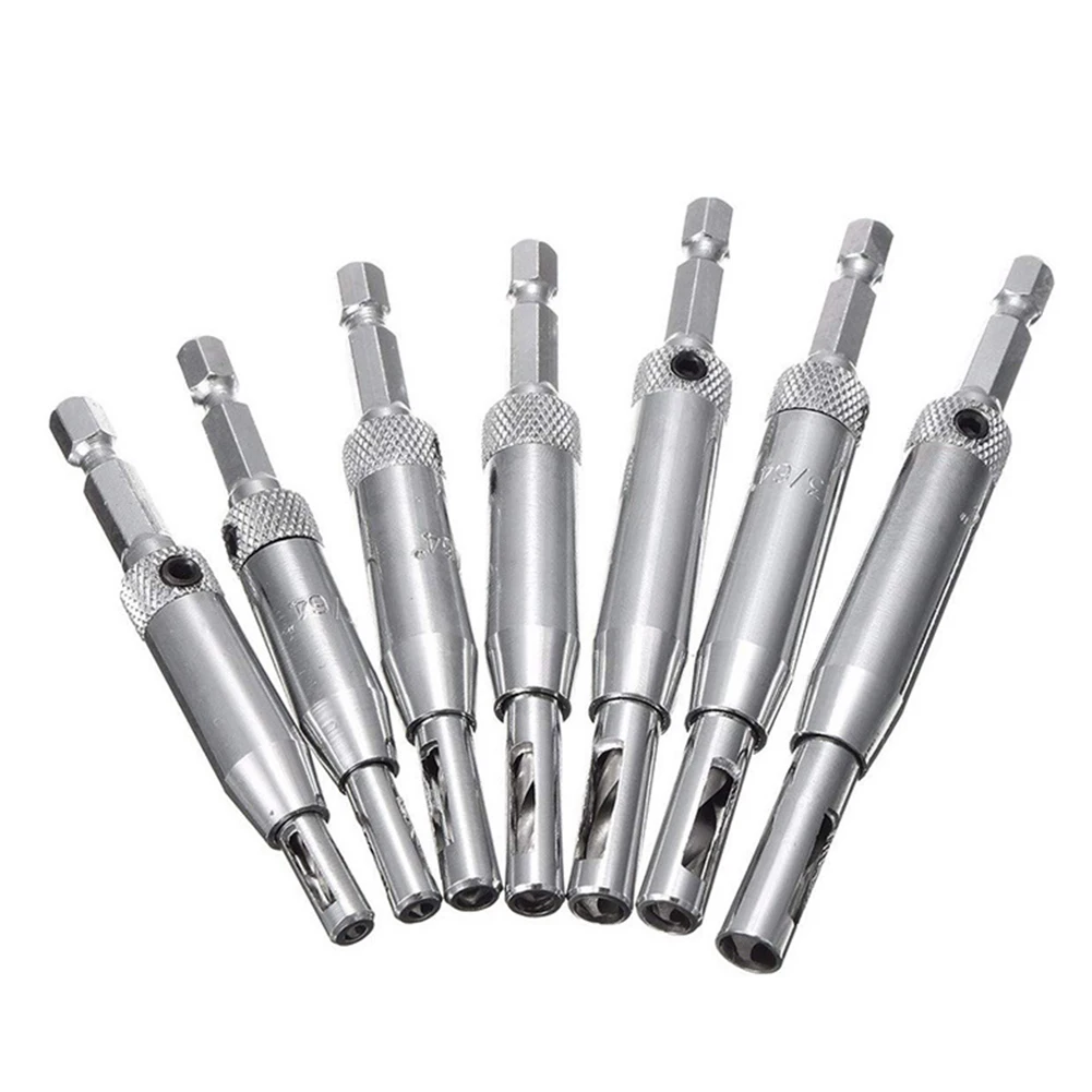 4/7/8/16Pcs High-speed Steel Self Centering Door Hinge Drill Bits Hole Punch Woodworking Tools | Инструменты