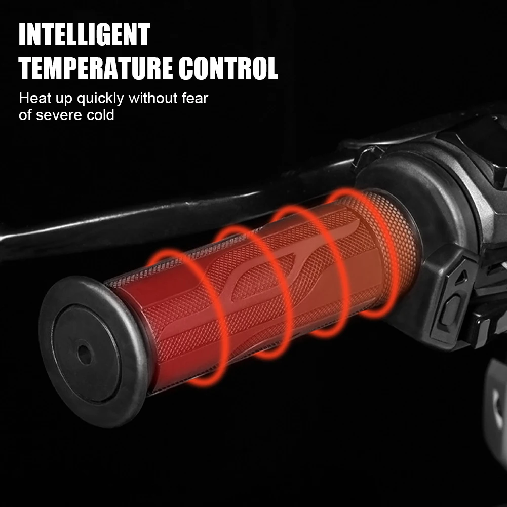 

12V-24V Motorcycle Heating Grips 22mm Winter Riding Electric Heating Handlebar Handlebar Warmer ATV Bike Handlebar Warmers hot