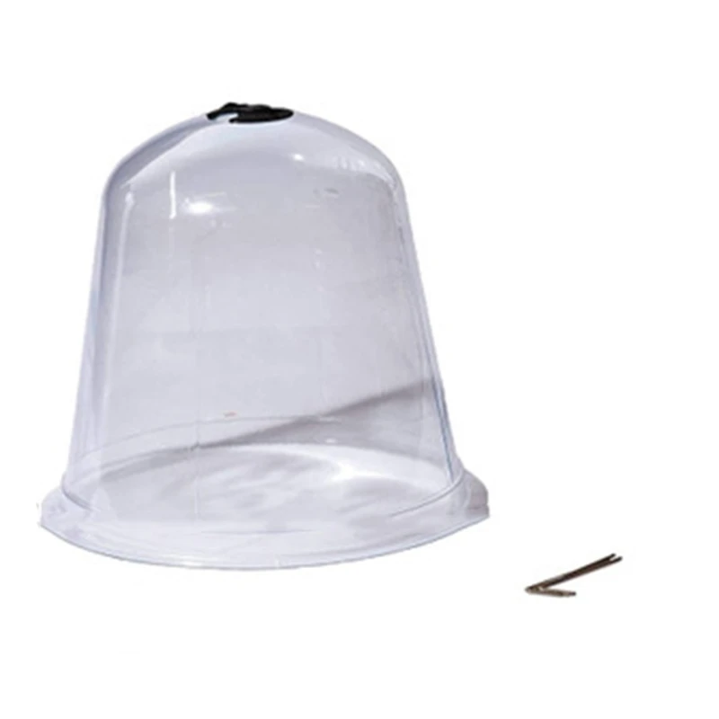 

6 Packs Garden Cloche Dome Plant Bell Protector Cover with 18 Pcs Ground Securing Pegs for Frost Freeze Plant Protection