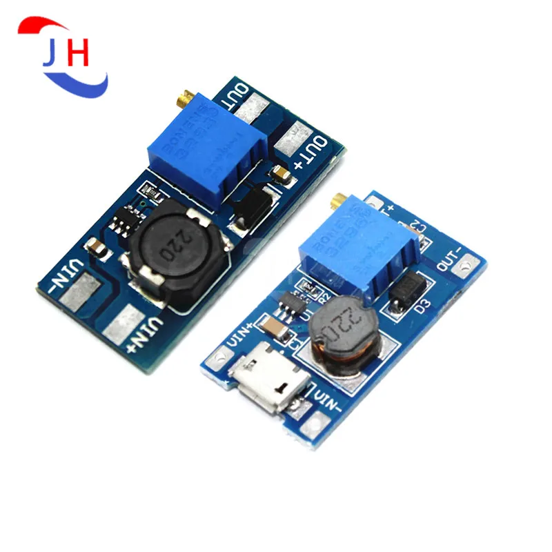 

1/5 шт./лот MT3608 2A Макс Φ Повышающий Модуль питания, усилитель, модуль питания для