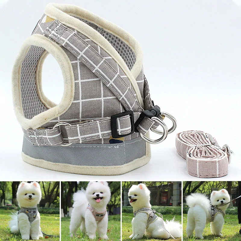 Регулируемая наружная безопасная прогулочная нейлоновая шлейка для домашних