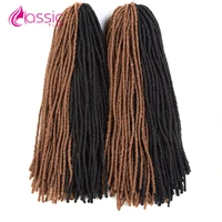 classic plus hair bundles synthetic faux locs crochet braids hair dreadlocks highlight blonde 28 inch hair extensions for women