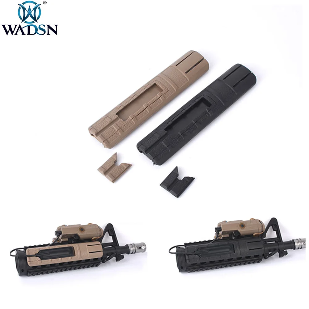 WADSN 2 шт/слот Airsoft TD битвы рельсовая накладка с карманом Softair оружие светильник