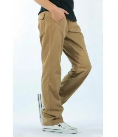 Брюки мужские повседневные свободные штаны в стиле хип-хоп с большим количеством