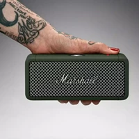 marshall emberton speaker portable wireless bluetooth home outdoor waterproof small audio standard green
