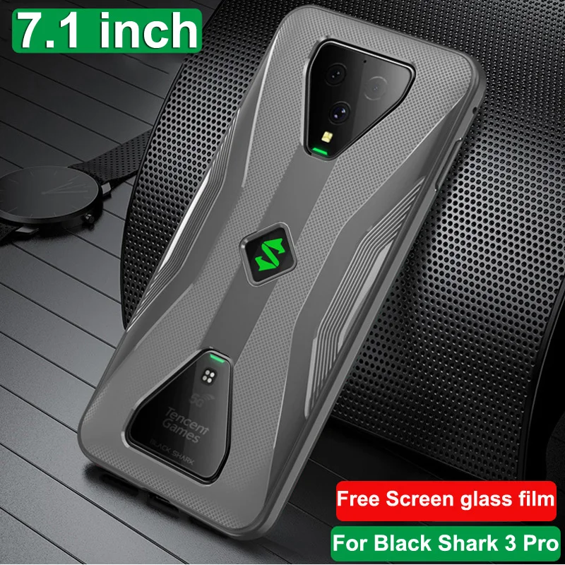 Чехол для xiaomi mi Black Shark 3 Pro мягкий чехол из ТПУ Blackshark черный профессиональный