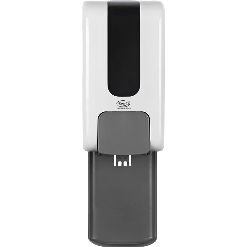 

Manual Liquid White ABS Refillable 1200ml Soap Dispenser Best Dispenser with Drip Tray