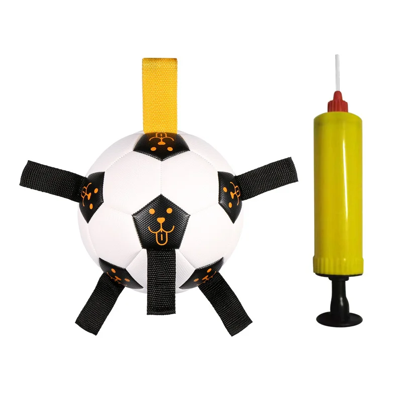 

NIPEECO Dog Ball Toys Interactive Pet Dog Toy Shooting Ball Outdoor Pet Football for Accompany Pet Supplies