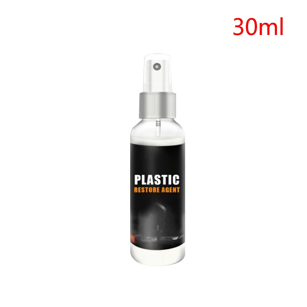 

30ml/50ml Plastic Parts Retreading Agent Wax Instrument Panel Auto Interior Auto Plastic Renovated Coating Car Light Cleaner