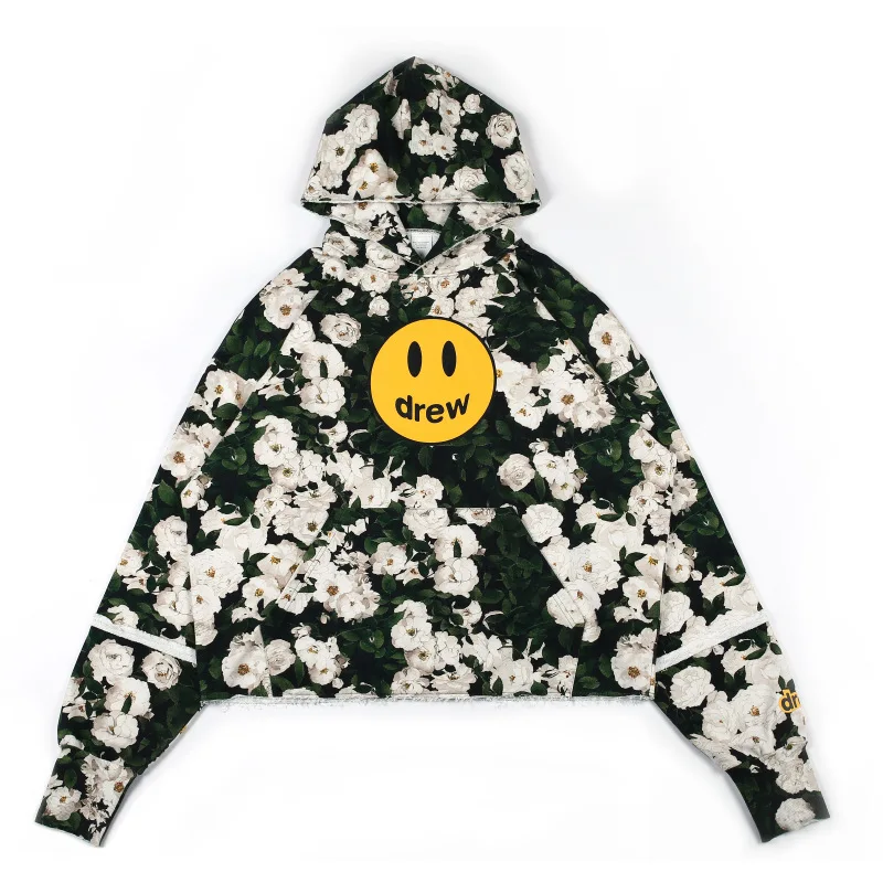 

Vivgae men's 2020 European and American fashion brand Bieber same ice rose splicing high street loose hooded men's sweater