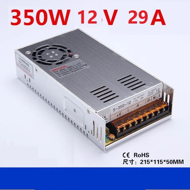 

(S-350-12) Factory outlet 350w 12v dc switching power supply ac dc power supply 350w 24v 29A
