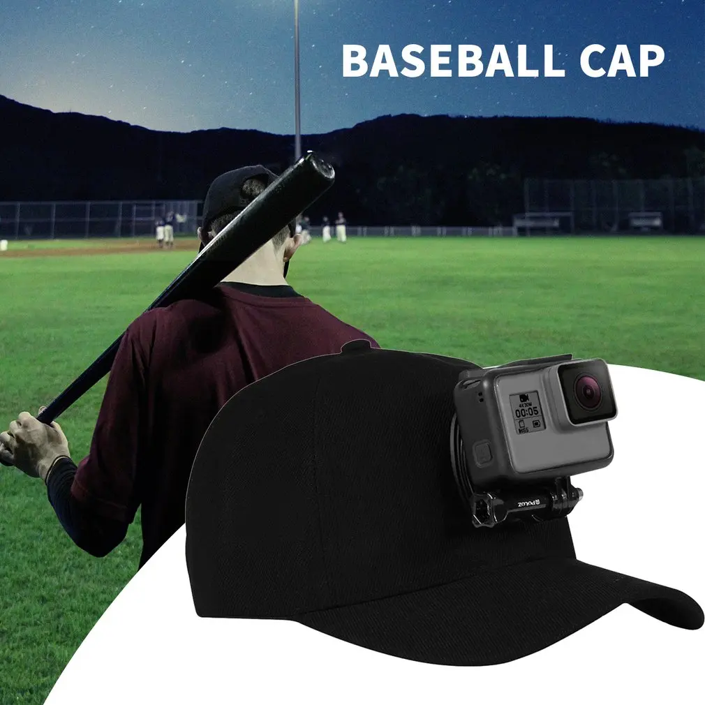 PULUZ для Go Pro Аксессуары бейсболка кепка регулируемая с J Hook Пряжка Крепление Винт