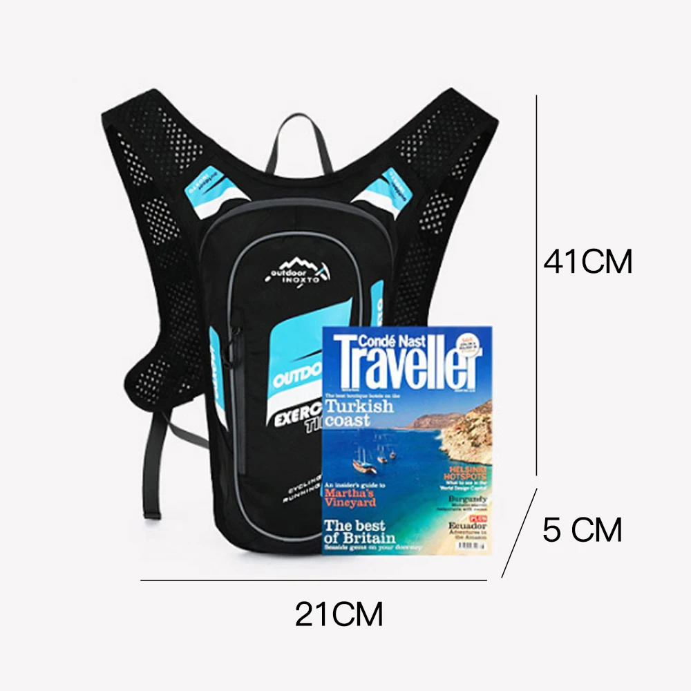 

2021Multifunction Outdoor Sports Backpack Durable Rainproof Runing Bag Suite Portable Lightweight 5L MTB Road Bicycle Bag XA135Q