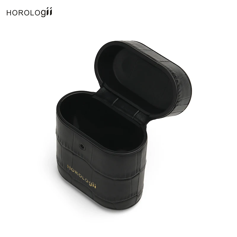 Horologii пользовательское имя Бесплатная чехол для наушников airpods croco узор красная