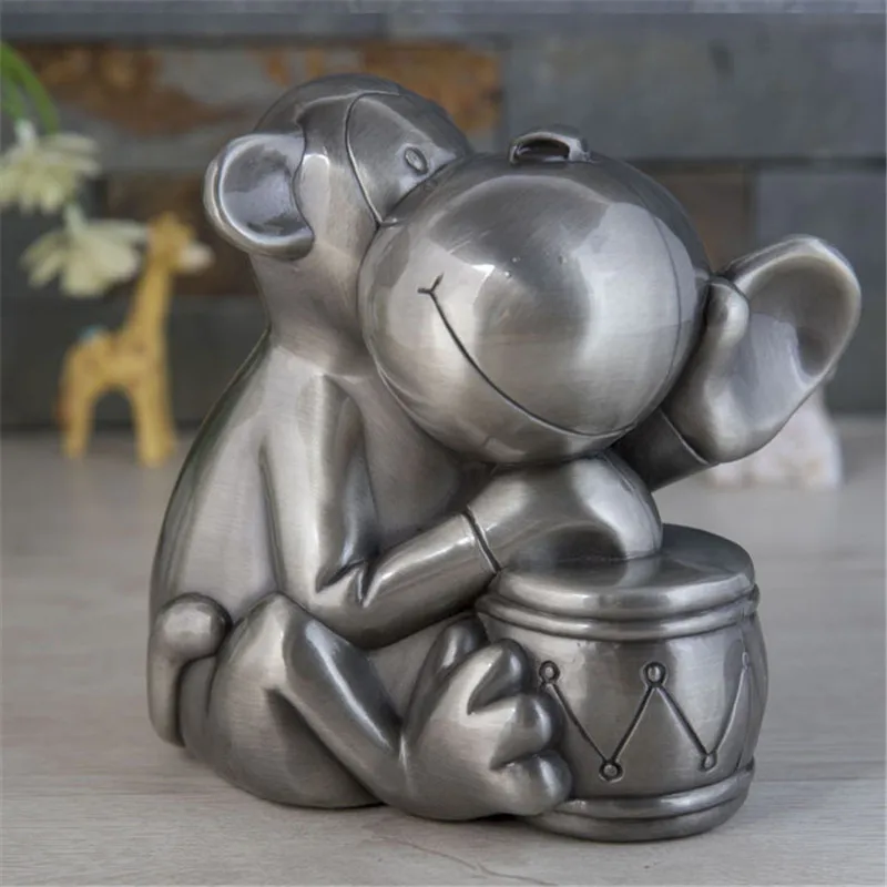 

2021 Creative Children's Piggy Bank Cute Monkey Coin Money Box Storage For Kids Good Present for Christmas New Year