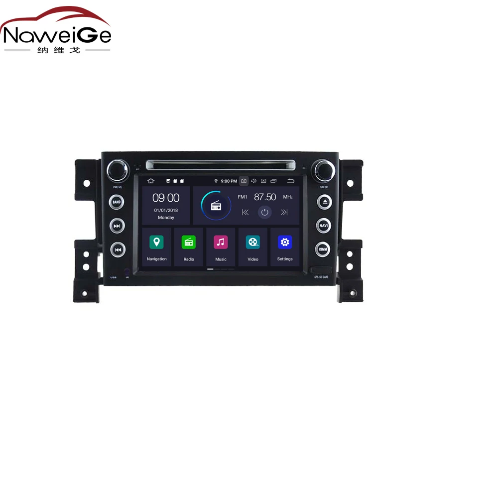 NaweiGe 7-дюймовый Android Восьмиядерный 9 0 PX5 4 + 32 ГБ Автомобильный dvd для Suzuki Grand Vitara 2005-2015
