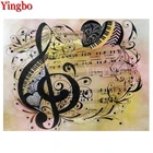 DIY Алмазная вышивка в виде скрипичного ключа, абстрактные картины из Стразы Алмазная мозаика, алмазная живопись полная квадратная дрель Настенный декор